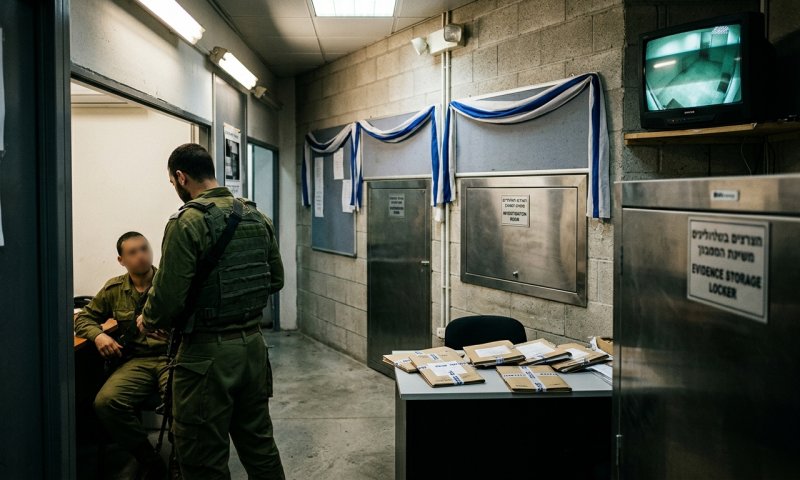 צה"ל פתח בבדיקה: פלסטיני תועד כפות לבזנט