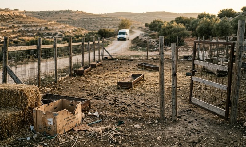 גניבת ענק בדרום הר חברון: כ-80 כבשים נגנבו מחווה