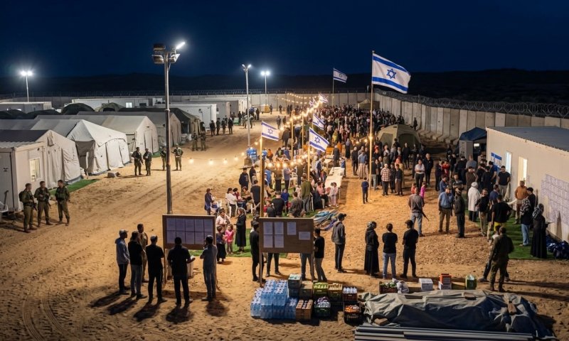 מאות פעילים הקימו מאחז על גבול עזה: "דורשים להתיישב ברצועה"