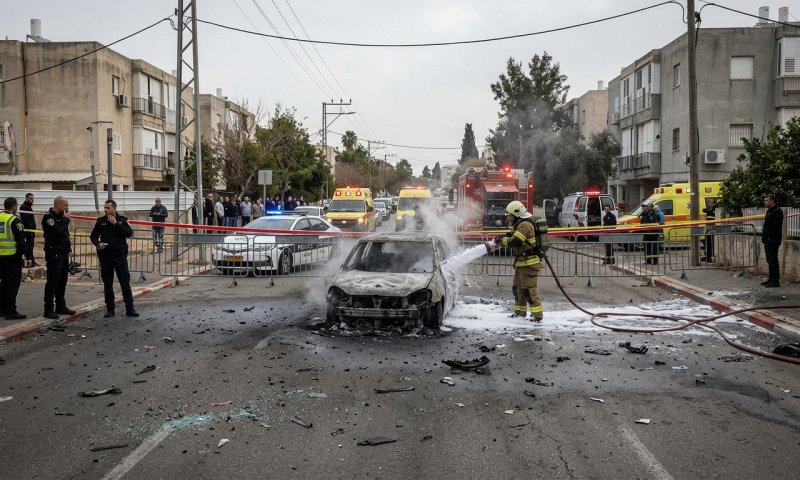 רכב התפוצץ בקריית גת: גבר נהרג, החשד - חיסול פלילי