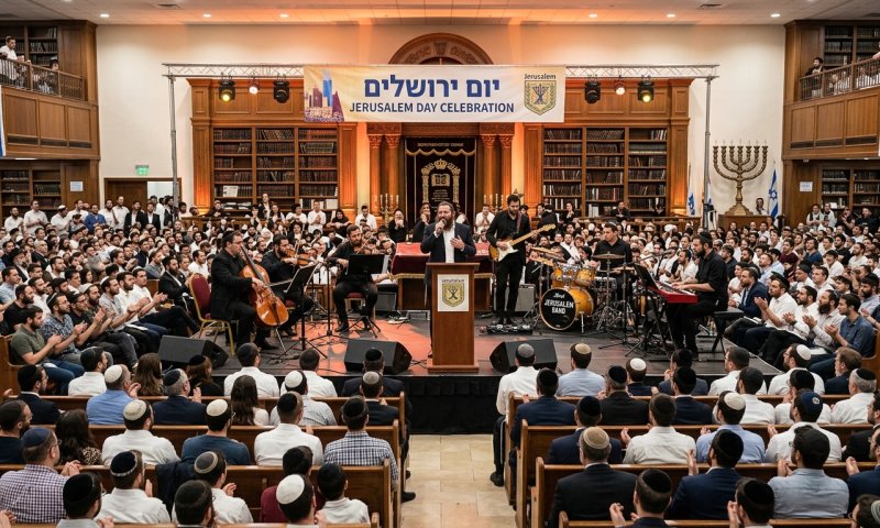 מרכז הרב הגיש לנתניהו תמונה ממוסגרת של יוני ז"ל ביום ירושלים