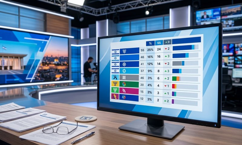 לראשונה: איזנקוט עוקף את נתניהו בהתאמה לראשות הממשלה