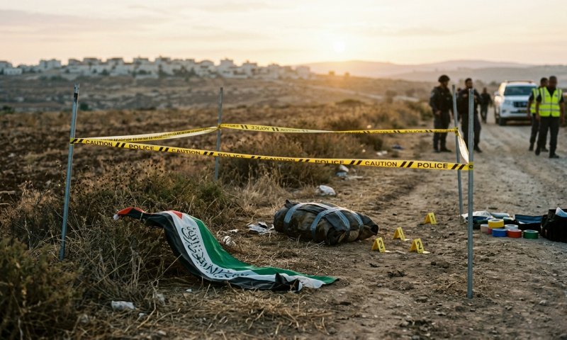 מטען דמה ודגל שעליו נכתב "נוחבות 07.10.26" אותרו בבנימין