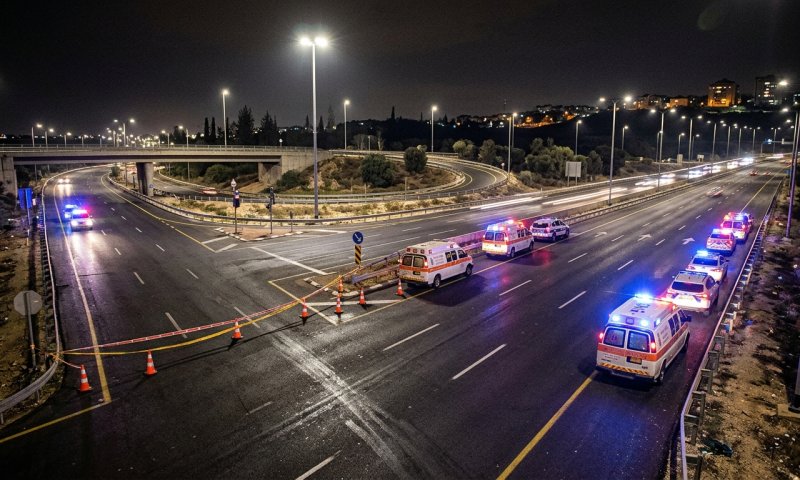 צעיר בן 20 נפצע קשה לאחר שרכבו התנגש בעמוד בראש העין