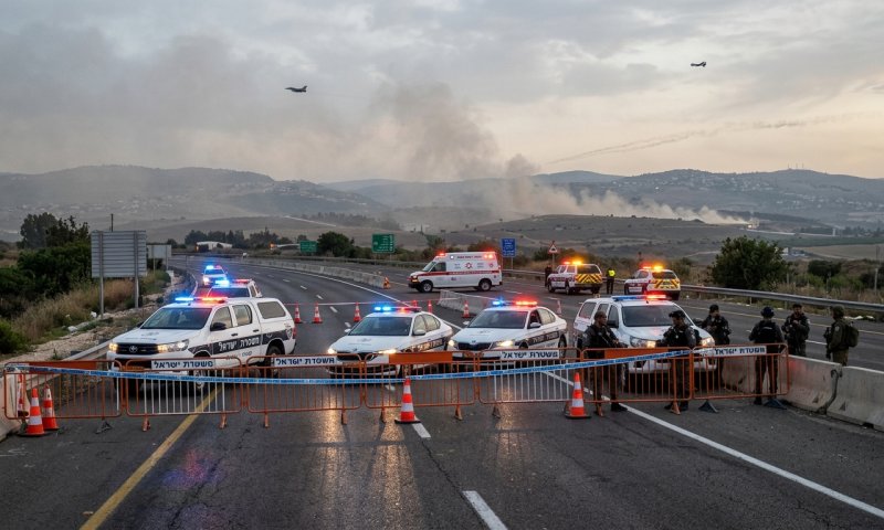 כלי טיס מלבנון חדר לאצבע הגליל, חיל האוויר תקף בתגובה