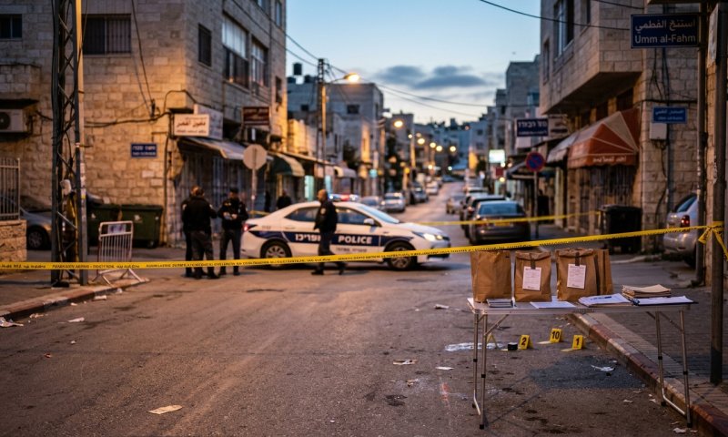 המשטרה עצרה תשעה שוהים בלתי חוקיים באום אל-פחם, חמישה מהם מעזה