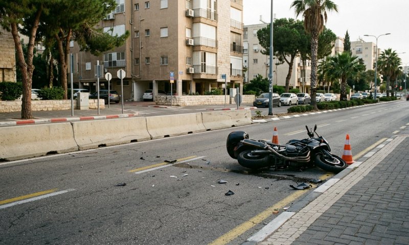 נער בן 17 נפצע קשה בהתנגשות בין אופנוע לרכב פרטי