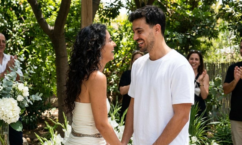 יגל אושרי התארס: כרע ברך, שלף טבעת, שר לה שיר שכתב רק בשבילה