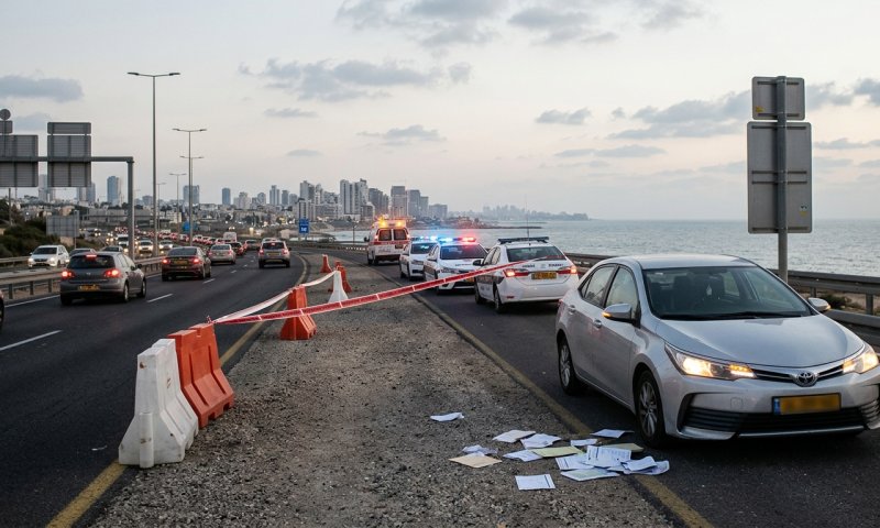 בתום מעקב מקיסריה לתל אביב: נעצר נהג שהסיע שוהים בלתי חוקיים