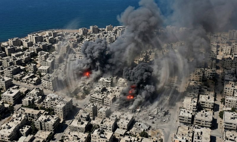 מגן עדן לעיר רפאים: אי הנופש האיראני שקרס בגלל התקיפות