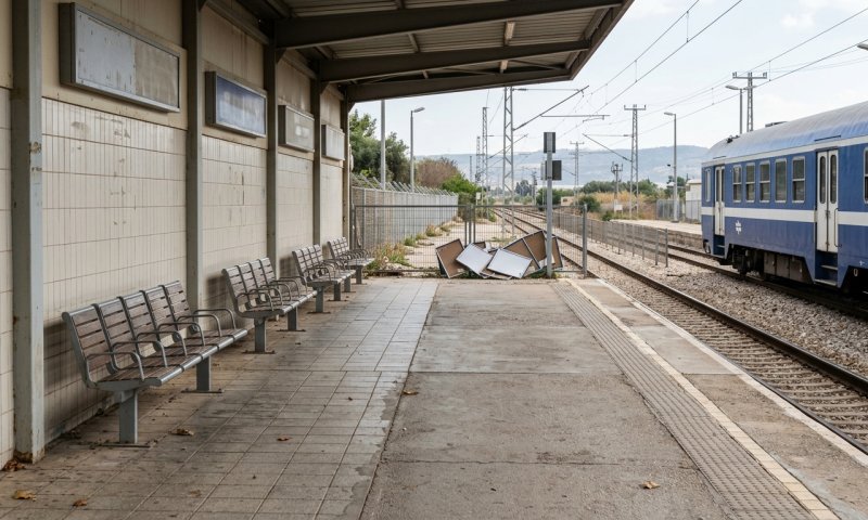 חשוד נעצר בבנימינה: תלש כרזות לזכר נופלים ותקף עובד רכבת