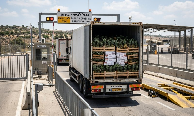משרד הביטחון סיכל הברחה לעזה: אלפי סיגריות הוסתרו באננסים