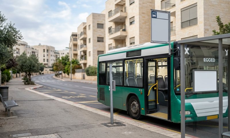 גבעת זאב: פקח תחבורה ציבורית הותקף באוטובוס ופונה לבית חולים