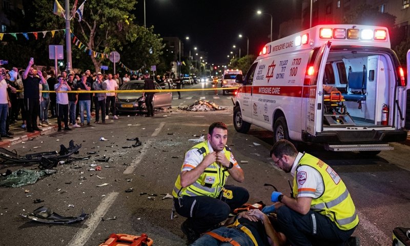 נהג שיכור פגע בקהל בתהלוכת ל"ג בעומר בבאר שבע - שלושה נפצעו קל
