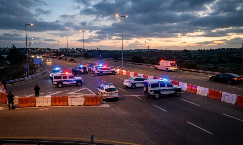 ירי לעבר רכב ישראלי סמוך לצומת תפוח, אין נפגעים
