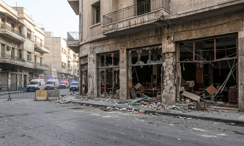 5 הרוגים ו-16 פצועים מפיצוץ מטען חבלה בבית קפה בדמשק