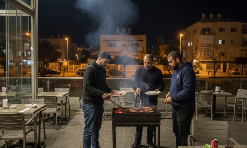 עובדים ערבים בארומה כוכב יאירה עשו על האש ערב יום הזכרון