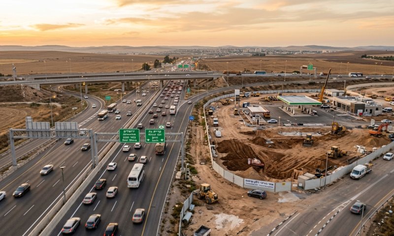 דלק נכסים זכתה במכרז להקמת תחנת דלק בכביש 6 סמוך לקריית גת