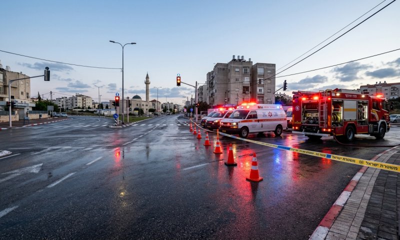 דרמה בטמרה: לוחמי אש חילצו אם ותינוקת מבניין מגורים בוער