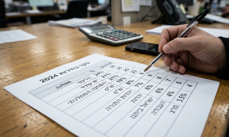 סקר מנדטים: מפלגת עמך ישראל קורסת, גוש נתניהו נחלש ל-51