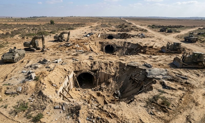 14 ק"מ של מנהרות הושמדו בעזה וכ-70 מחבלים חוסלו