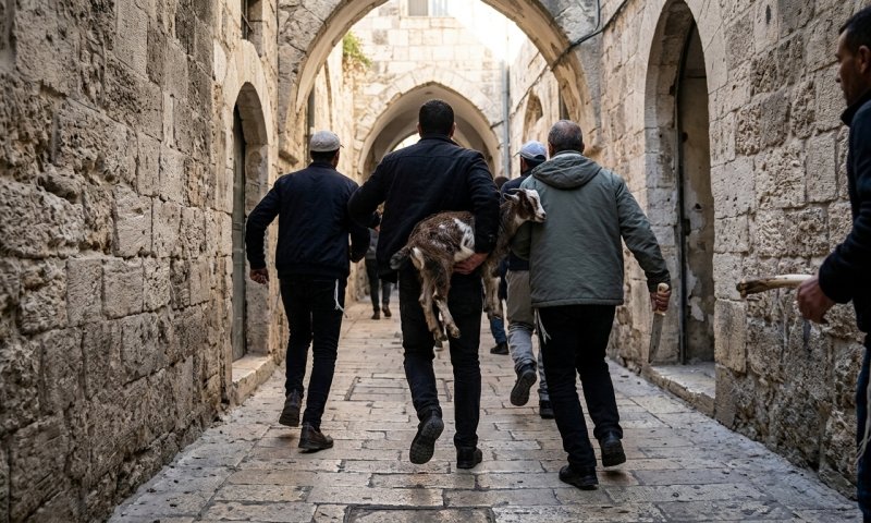 21 עצורים בהר הבית: ניסו להקריב קורבן פסח עם גדי וסכין שחיטה
