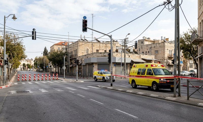 תאונת עבודה בירושלים: פועל נפצע מטרקטור ומצבו בינוני-קשה