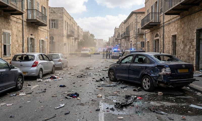 רכב התפוצץ ברחוב סהרון ביפו: אדם אחד נהרג ונוסף נפצע
