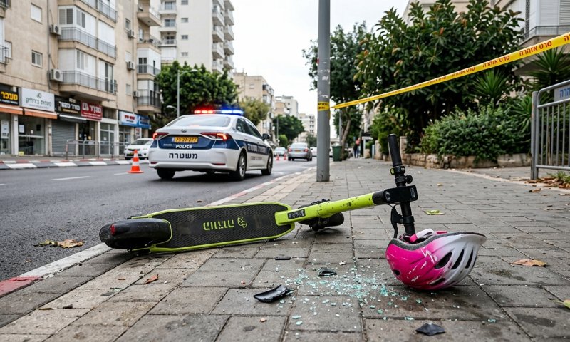 רוכבת קורקינט נפגעה קשה בתל אביב: פונתה לאיכילוב במצב קריטי