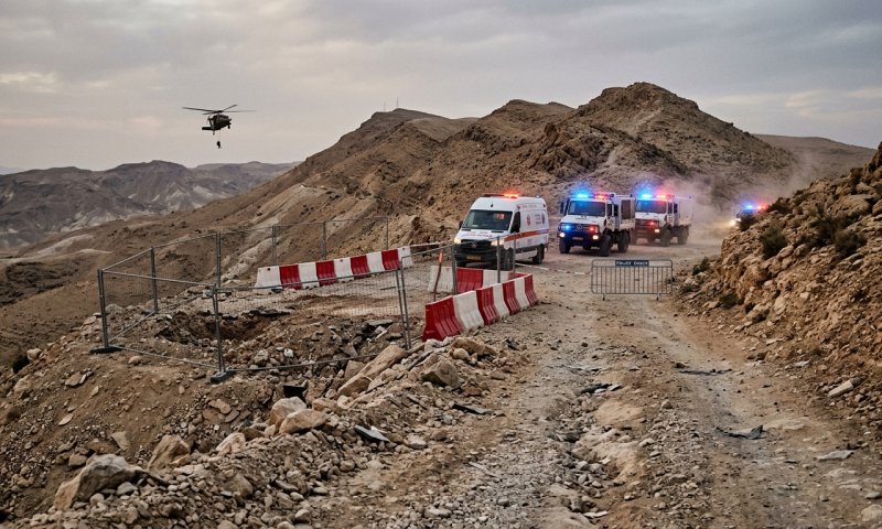 12 מטיילים נפצעו מפיצוץ נפל ברכס רמים, מסוקים הוזנקו לחלץ