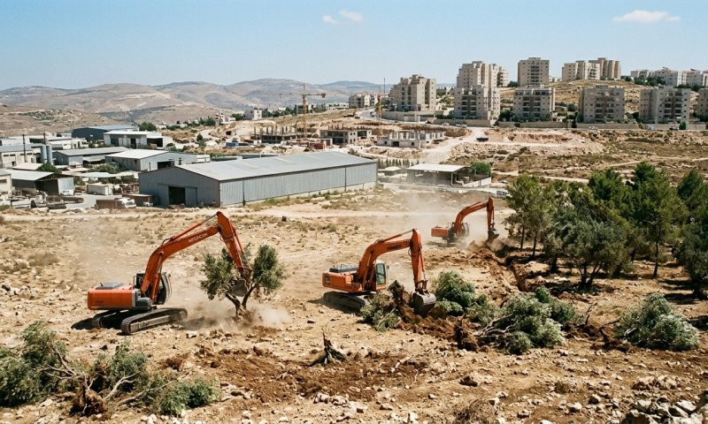 המנהל האזרחי עקר 3,000 עצים פלסטיניים בשומרון בהנחיית סמוטריץ'