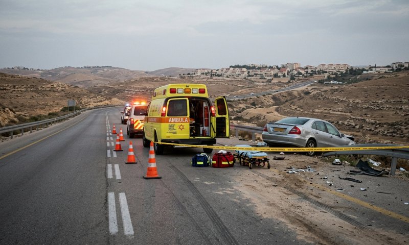 הולכת רגל כבת 60 נהרגה מפגיעת רכב במעלה אדומים