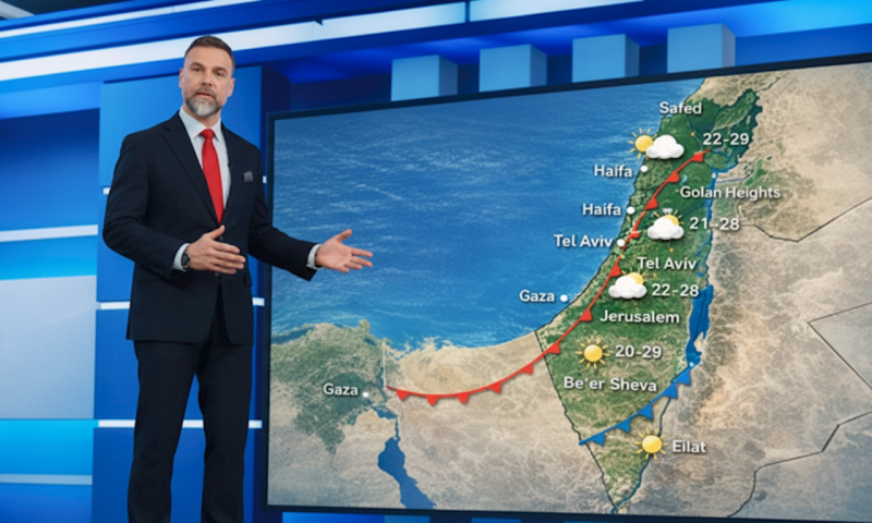 תחזית מזג האוויר ליומיים הקרובים: עלייה קלה בטמפרטורות, ללא גשמים