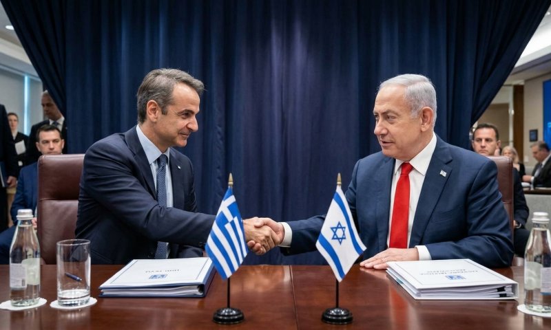 נתניהו נפגש עם ראש ממשלת יוון ודן עמו בעסקת ההגנה האווירית