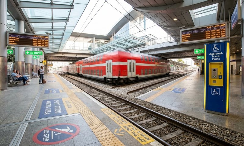 שיא ברכבת: 19 אלף נוסעים עם עיוורון קיבלו ליווי צמוד השנה