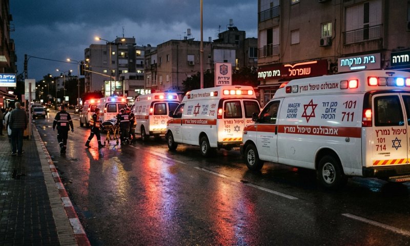אירוע אלימות בחדרה: נער בן 17 נפצע, שמונה חשודים נעצרו