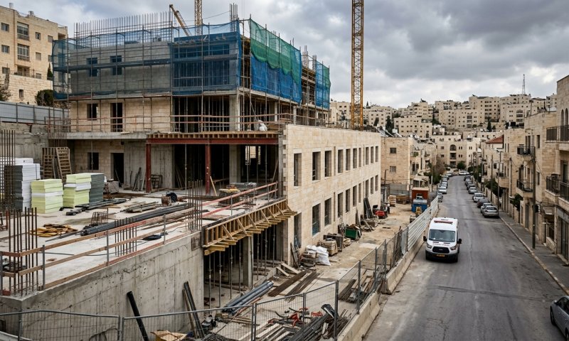 פועל זר בן 30 נפצע קשה מפגיעת חפץ כבד באתר בנייה בירושלים