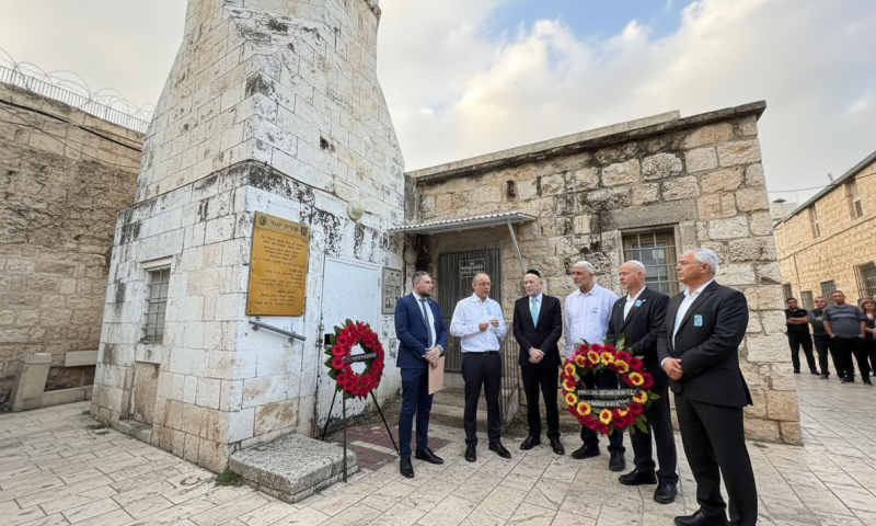 ח"כ אורי מקלב הנציח את זכר דודו הי"ד בטקס יום הזיכרון ביהוד