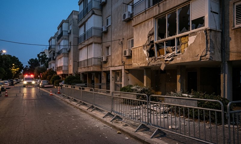 אלמונים השליכו רימון רסס על בניין מגורים בחולון, איש לא נפגע