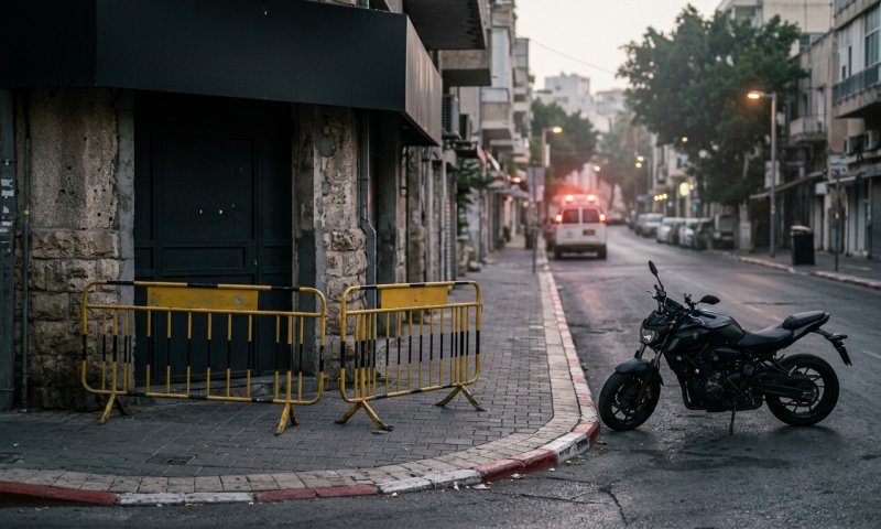 תל אביב: בקבוק עם נוזל דליק הוצמד לדלת מסעדה, צעיר נעצר