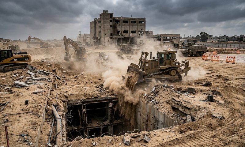 צה"ל השמיד מצבור רקטות בעזה וחיסל מפקד נח'בה שלקח חלק בטבח