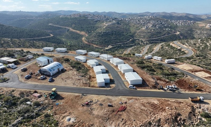 יישוב חדש הוקם בצפון השומרון: "גבע שומרון" עלה לקרקע בשא-נור