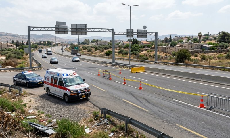 צעיר בן 25 נפצע בינוני בתאונת דרכים בסח'נין ופונה לבית החולים