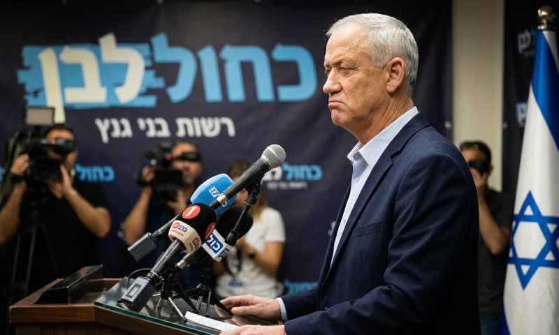 ראש מטה השטח של כחול לבן מתפטר - מכה נוספת לגנץ
