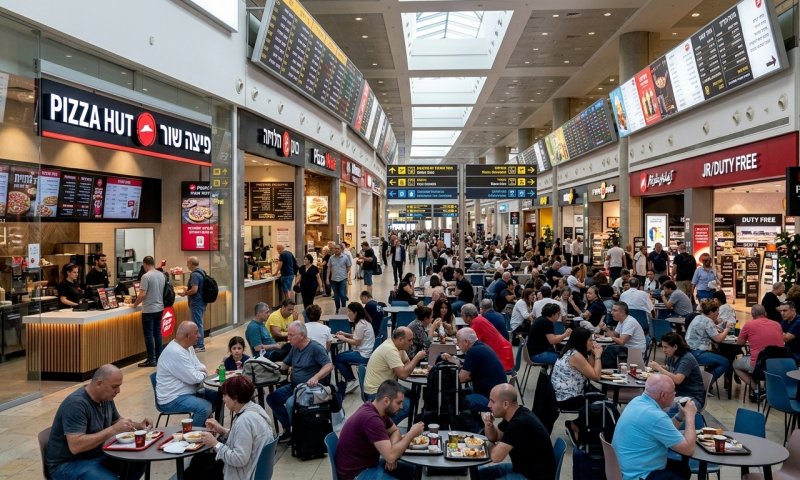 פיצה האט פתחה סניפים בנתב"ג - ותמכור באותם מחירים כמו בחוץ