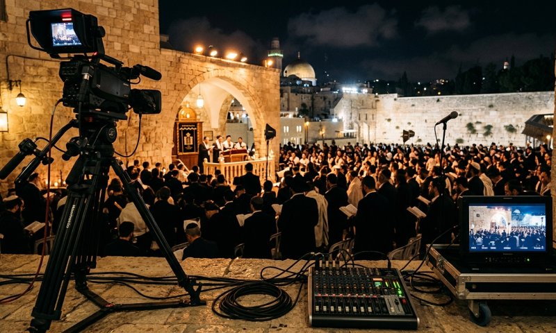 צפו בשידור חי: עיריית ירושלים פותחת את עונת הסליחות