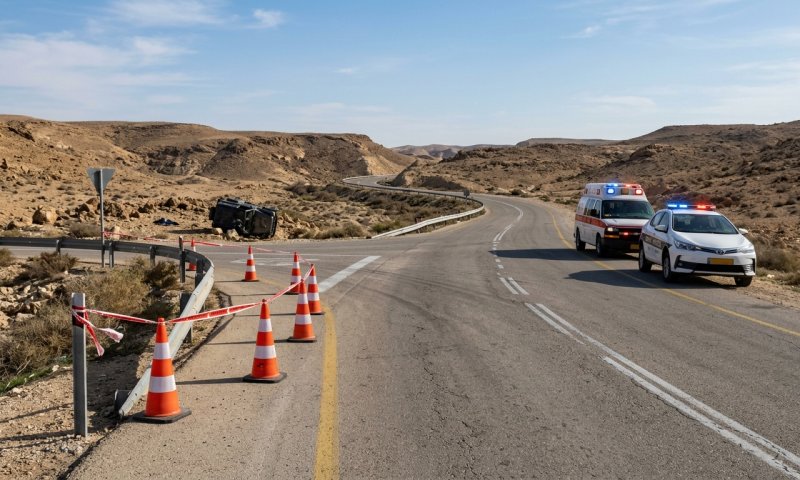 נער בן 13 נפצע קשה בהתהפכות טרקטורון בדימונה