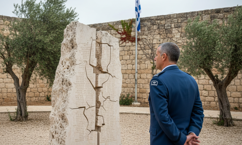 מפקד חיל האוויר התפלל לזכר רעיונות הלוחמים בהר הטייסים