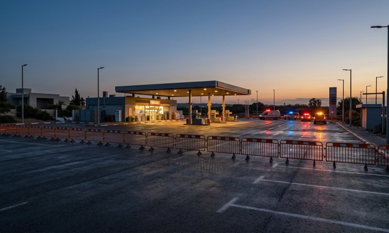 גבר נפצע באורח קשה מירי בתחנת דלק סמוך לקיסריה