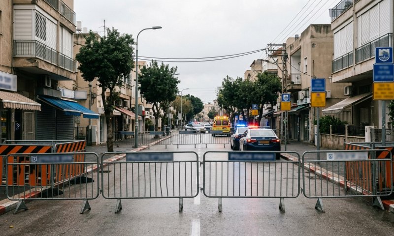 רימון רסס התפוצץ ליד תחנת משטרה בחולון, אחר אותר בחדרה